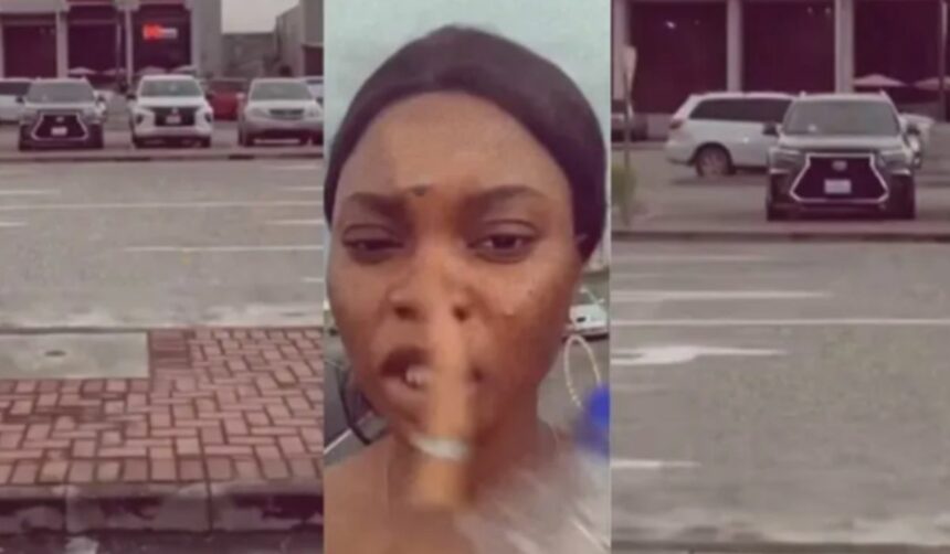 “If I meet your boyfriend, he’s gone” Desperate lady storms shopping mall in search of a man