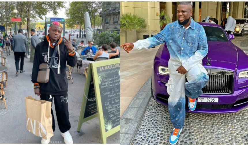 My money is legit, not like Hushpuppi: Portable boasts at expensive clothing store abroad