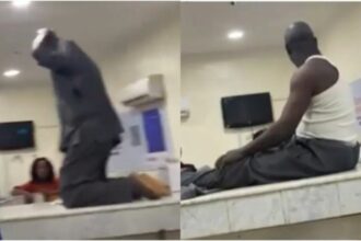 Nigerian man storms bank removes clothes after N1.5M reportedly disappeared from his account
