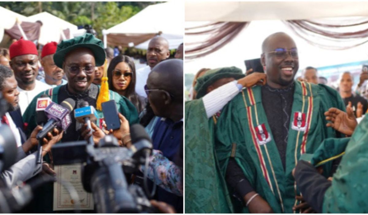 Billionaire businessman Obi Cubana bags doctorate degree from Enugu
