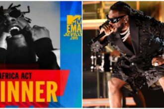 Burna Boy wins MTV award for Best Africa Act