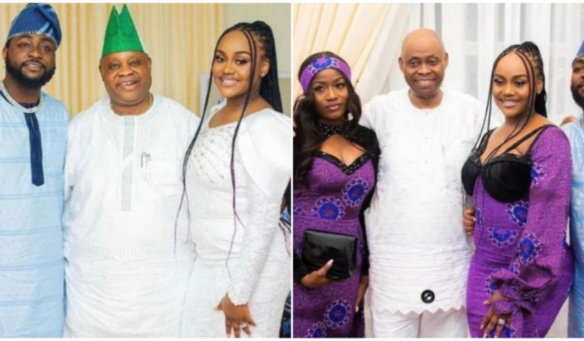 Mrs Adeleke: Nigerians react as Chioma flaunts wedding ring in family photo