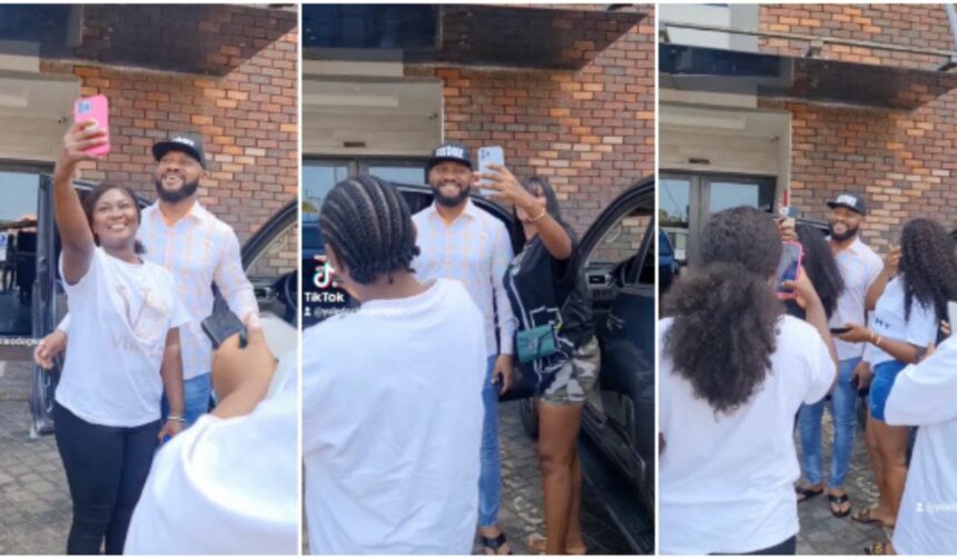 Third wife loading: Yul Edochie gushes as ladies rush to take pics with him in trending video