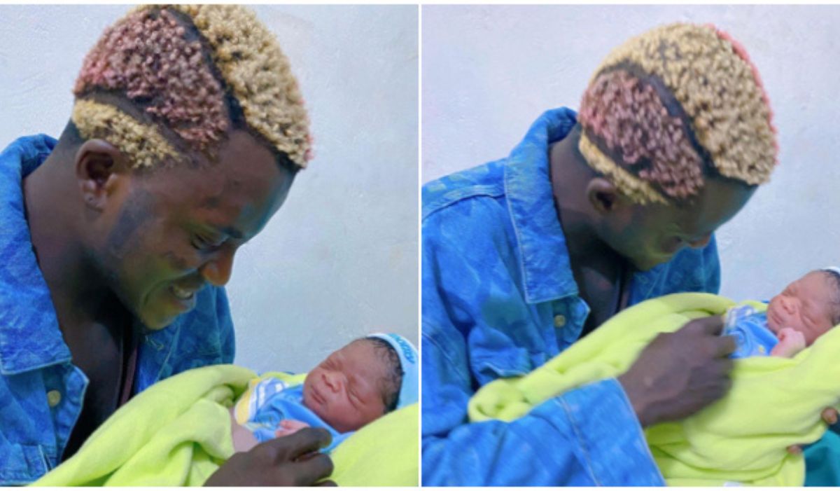 Portable celebrates as he welcomes son with his new baby mama »
