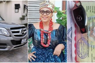 Shan George’s children buy her brand-new Mercedes-Benz as Christmas gift
