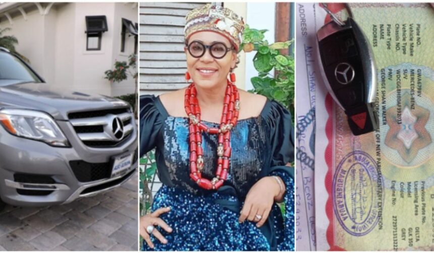 Shan George’s children buy her brand-new Mercedes-Benz as Christmas gift
