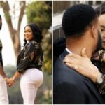 Actress Nkiru hides her fiance’s face in pre-wedding photos