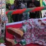 Dino Melaye deliberately falls on stage to troll Tinubu during PDP rally