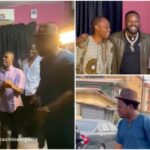 Falz and Mr Macaroni pay surprise visit to a physically challenged man