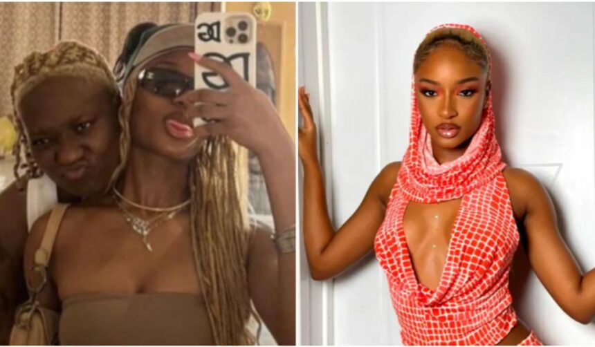 “Is she a lesbian?” Nigerians react to Ayra Starr’s loved-up photo with female rapper Darkoo