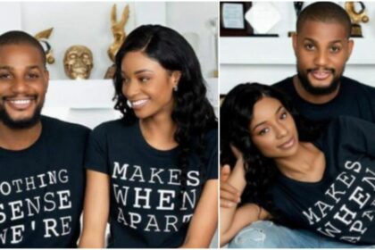 Online in-laws angry as Alexx Ekubo and Fiancée reconcile in loved-up videos