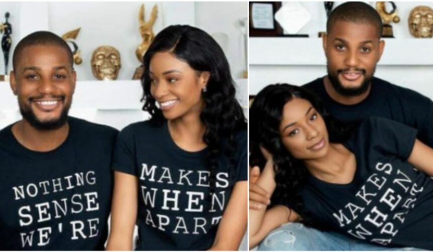 Online in-laws angry as Alexx Ekubo and Fiancée reconcile in loved-up videos