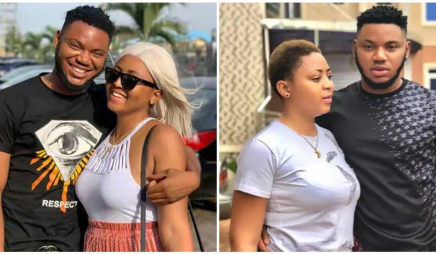 Regina Daniels and her ex-lover share loved up moment in throwback romantic movie