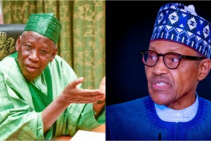 “Buhari out to truncate democracy”, Ganduje lashes out at Buhari working against APC 