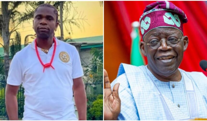 I’m ready to campaign for you if you for ₦‎15 million – Singer Speed Darlington tells Bola Tinubu