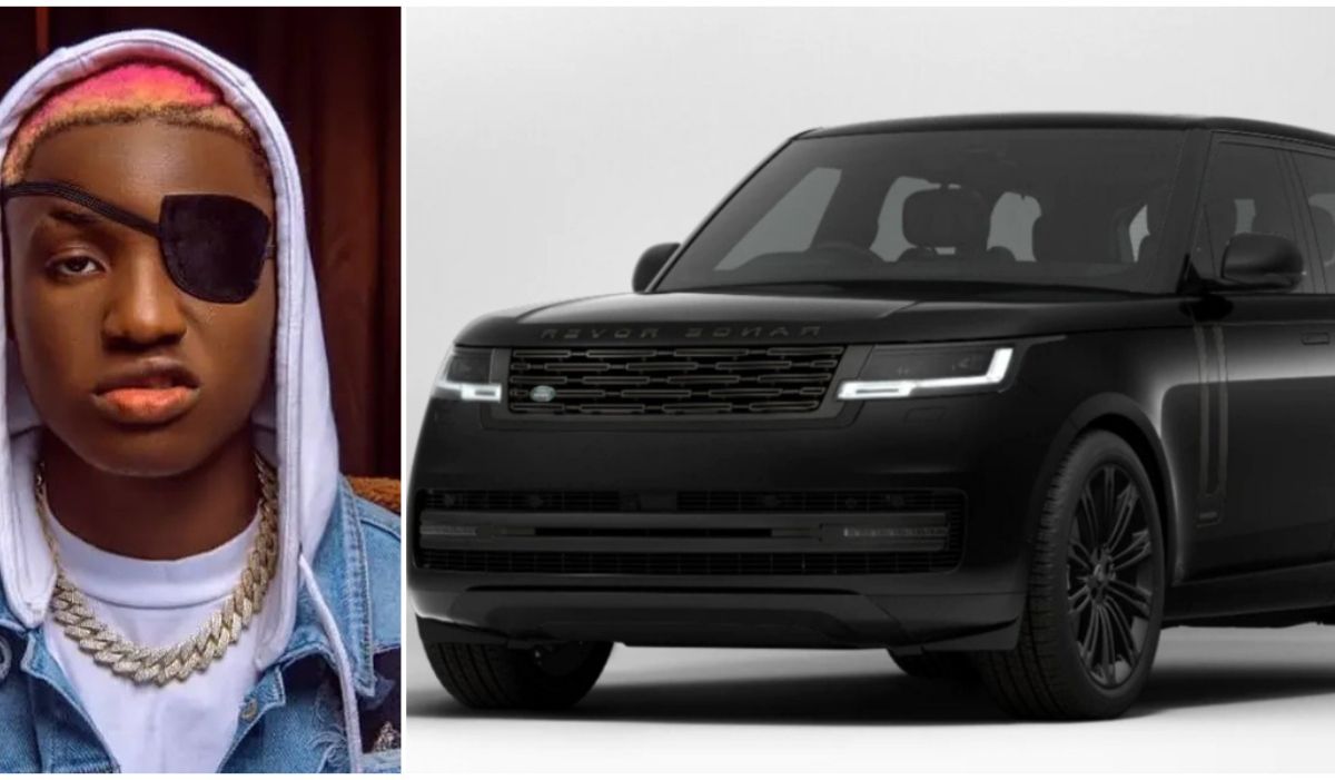 Singer Ruger splashes millions of naira on brand new Range Rover 