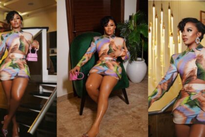 “Don’t just admire the beauty, send funds” – Toke Makinwa tells admirers