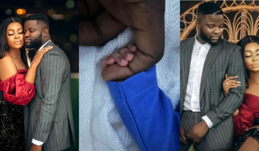 Nigerian singer Skales and wife welcome first child