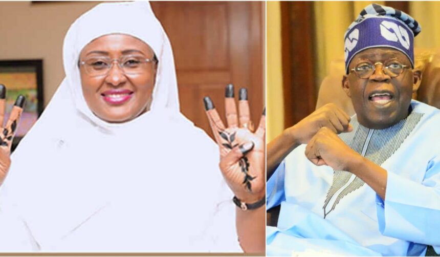 “Have a very peaceful and stressless tenure” - Aisha Buhari prays for president-elect Tinubu