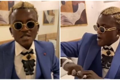 “I’m now a big man” – Singer Portable declares after wearing suit for the first time