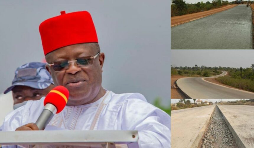 President Buhari commissions the longest concrete road in Nigeria