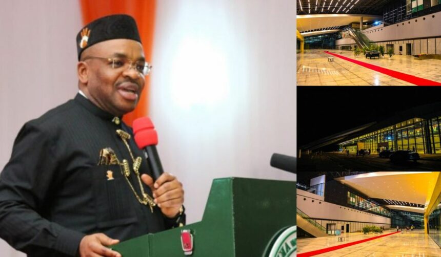 Uyo wears near look as Akwa Ibom governor inaugurates smartest airport terminal building in West Africa