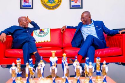 Governor Otti visits Sanwo-Olu over ongoing demolition of Igbo-owned shops in Alaba