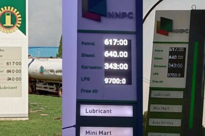Nigerians react angrily as fuel pump price hits N617 per litre in Abuja