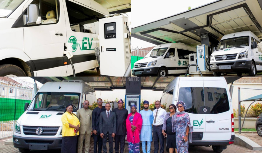 Nigerian automobile company, Jet Motors, produces first batch of Electric Vehicles, presents them to FG
