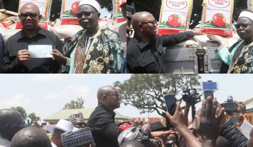 Peter Obi celebrates 62nd birthday with Internally Displaced Persons in Plateau