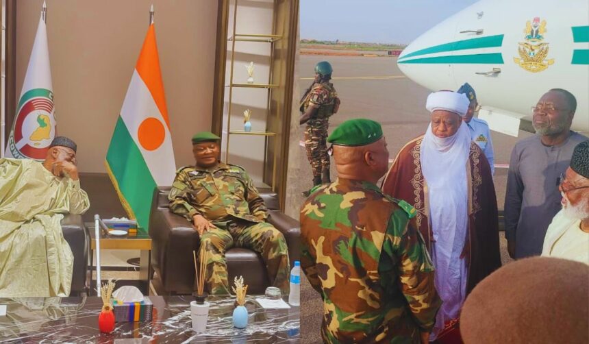 Niger Coup: Ex-military head of state, Abdulsalami, Saltan, Abubakar arrives country to broker peace 