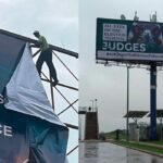 Nigerians reacts as ARCON removes billboard with “All eyes on the Judiciary”