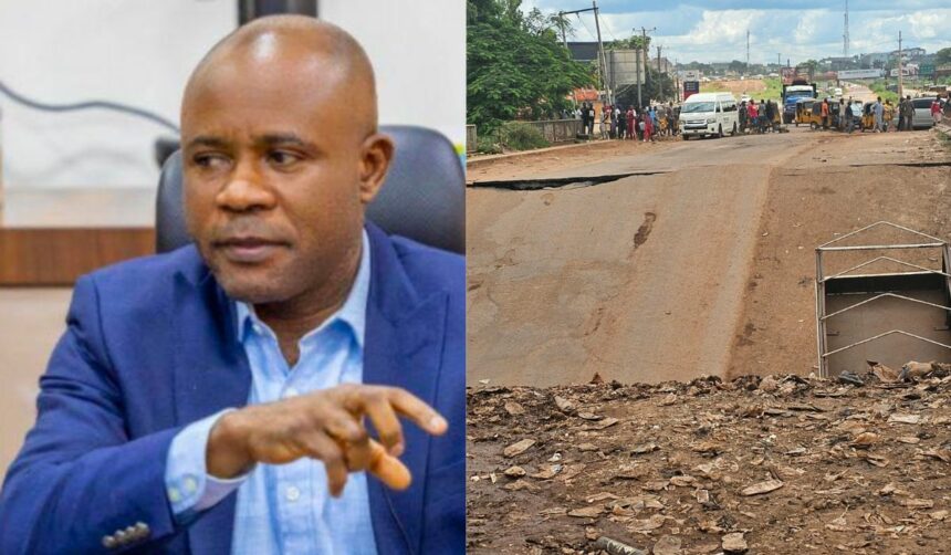 Bridge collapse in Enugu, Governor Mbah asks FG to grant federal road concessions to states