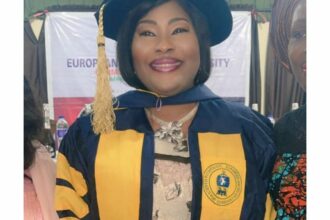 Labour Party chairman in Lagos. Dayo Ekong, honoured with Doctor of Arts by European-America University