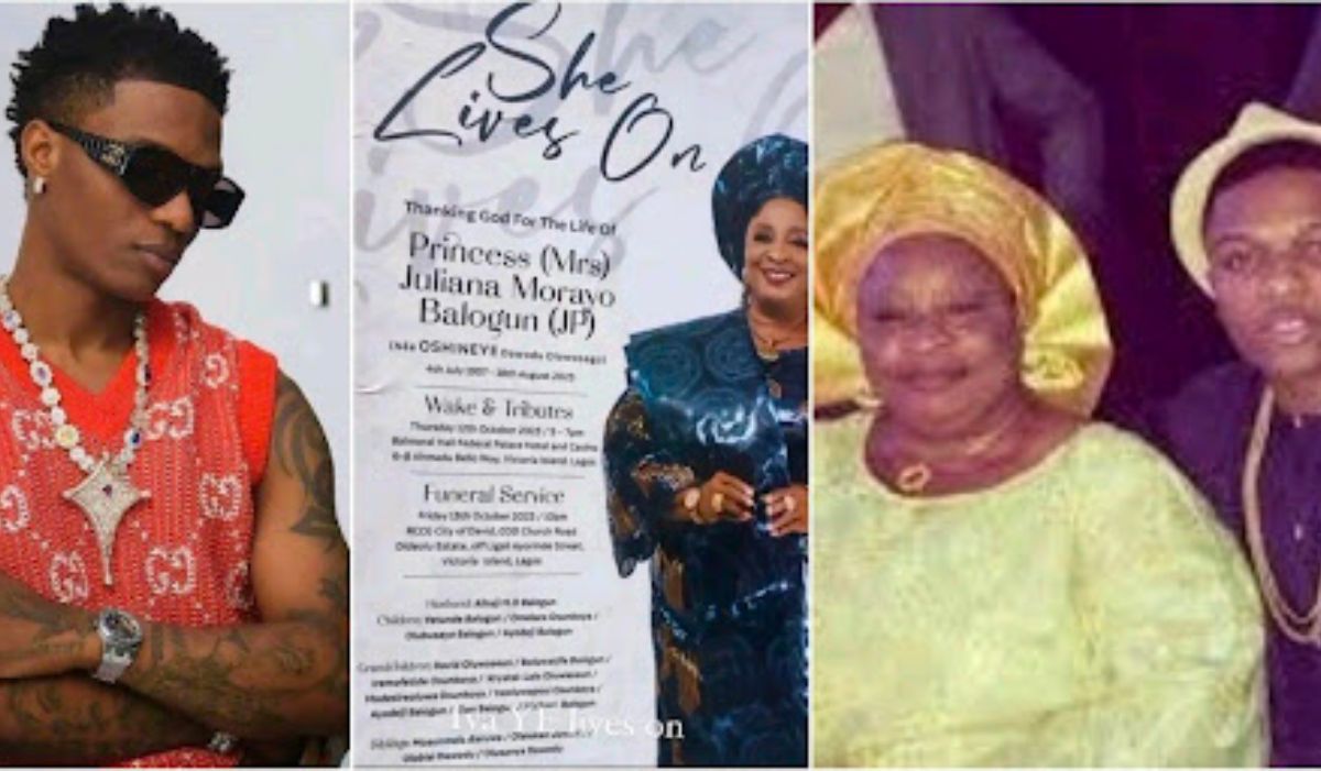 Wizkid Family Gives details For Funeral Arrangements of his late Mom
