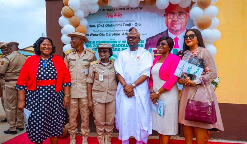 Interior Minister Dr Olubunmi Ojo installs completed NIS Projects in Lagos