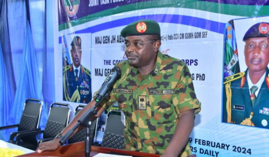 GOC emphasizes training for attitudinal change within Nigerian Army