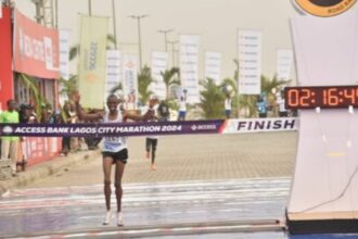 Kenya's Bernard Sang wins Access Bank Lagos City Marathon 2024