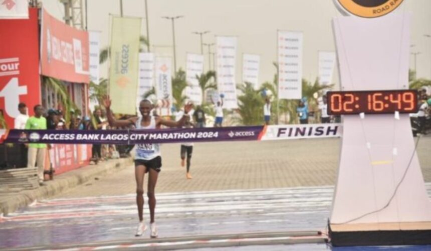 Kenya's Bernard Sang wins Access Bank Lagos City Marathon 2024
