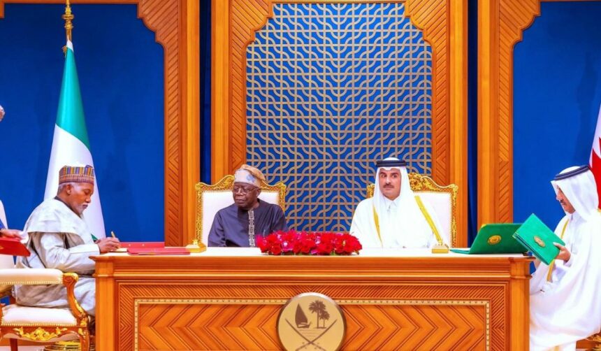 Qatar and Nigeria sign multiple agreements during President tinubu's visit