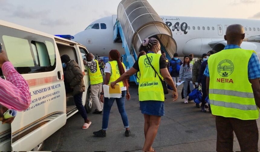 138 Nigerian Migrants Stranded In Libya Evacuated By Federal Government ...