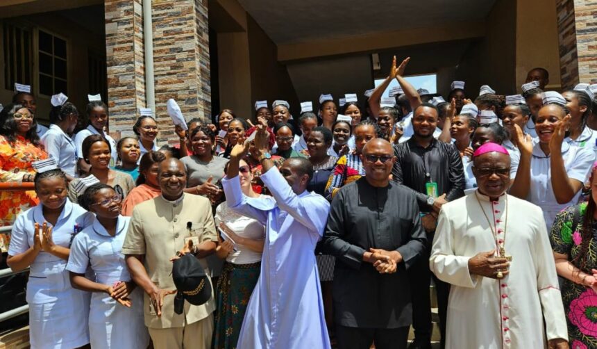 Peter Obi donates N10 million to College of Nursing Sciences ahead of World Health Day