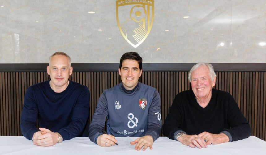 Andoni Iraola pens two-year contract extension as Bournemouth manager