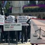 Nigerians in UK stage protest, call for EFCC review over Yahaya Bello's case
