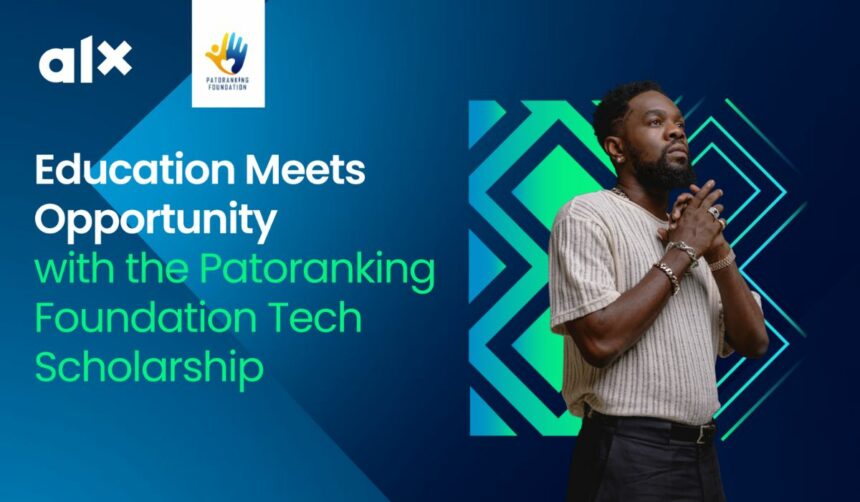 Patoranking Foundation, ALX Africa partner to Launch $500k Tech Scholarship for Tech-Savvy African Youth