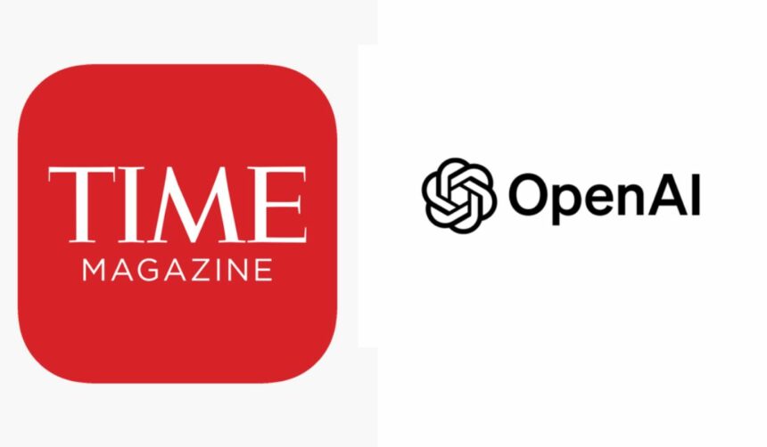 Time Magazine partners OpenAI to bolster its generative AI products and display