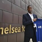 Tosin Adarabioyo reacts after signing for Chelsea as a free agent from Fulham