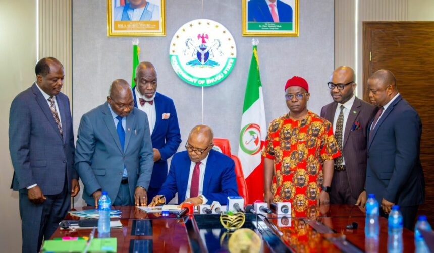 Governor Mbah signs four key bills into law in Enugu state