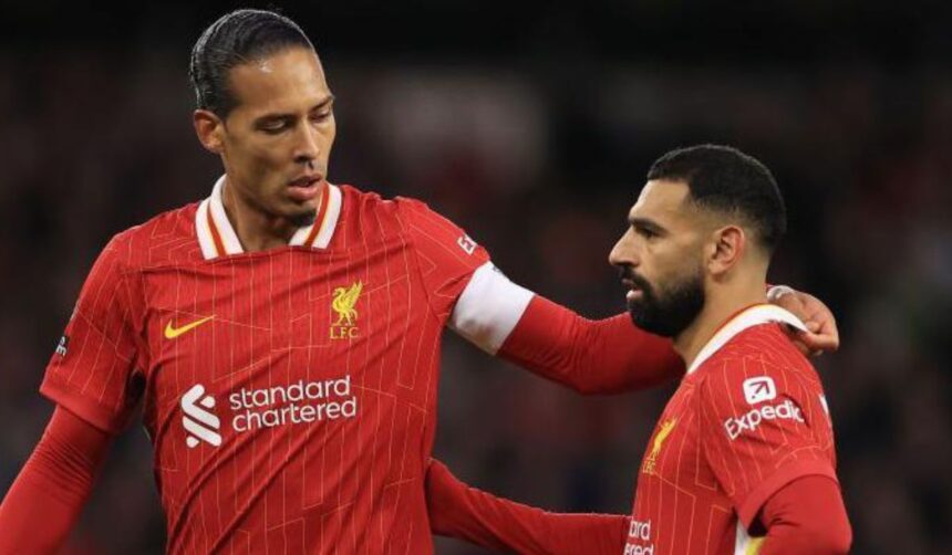 Liverpool Leadership Under Scrutiny as Rooney Raises Concerns Over Van Dijk, Mo Salah Body Language